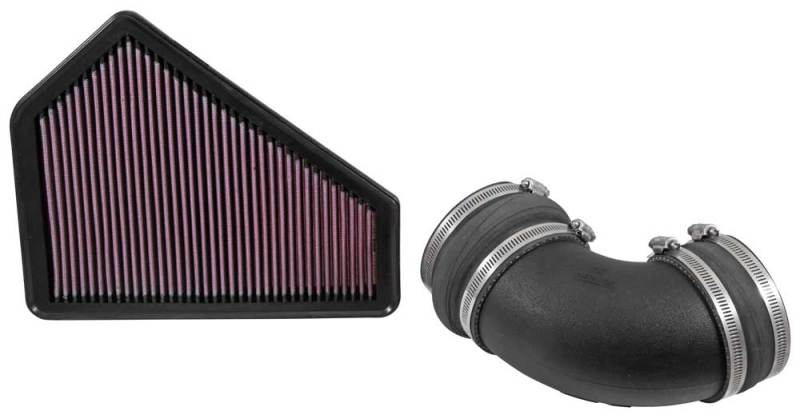 K&N 09-15 Cadillac CTS-V V8 6.2L F/I 57 Series FIPK Performance Intake Kit-Cold Air Intakes-Grocery Getter Performance
