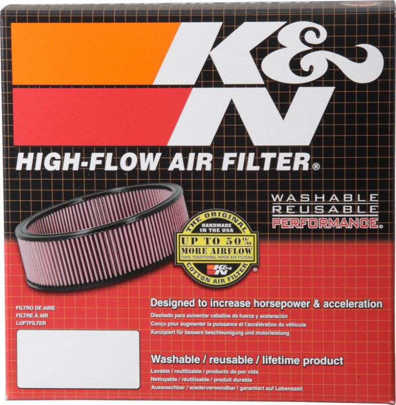 K&N 09+ Nissan GTR Drop In Air Filter-Air Filters - Drop In-Grocery Getter Performance