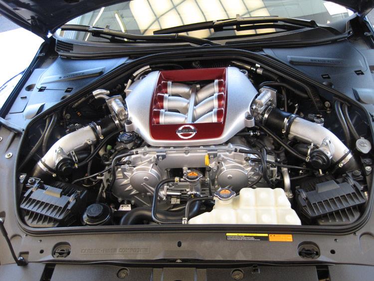 K&N 09+ Nissan GTR Drop In Air Filter-Air Filters - Drop In-Grocery Getter Performance