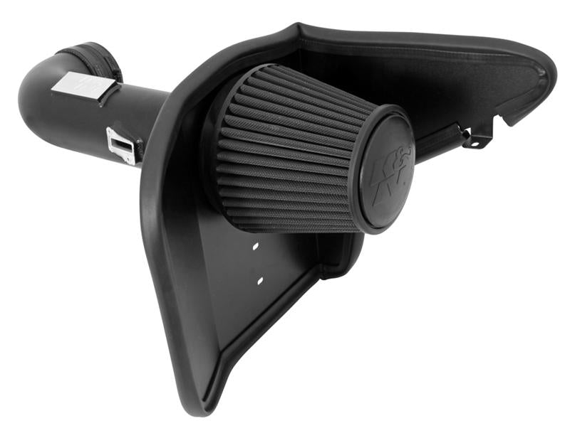 K&N 10-13 Chevy Camaro 6.2L V8 Black Performance Intake Kit-Cold Air Intakes-Grocery Getter Performance