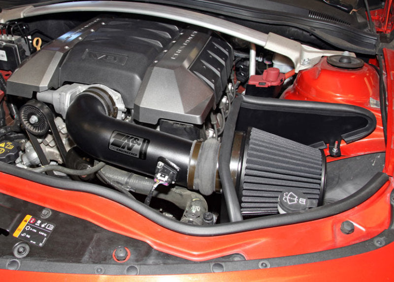 K&N 10-13 Chevy Camaro 6.2L V8 Black Performance Intake Kit-Cold Air Intakes-Grocery Getter Performance