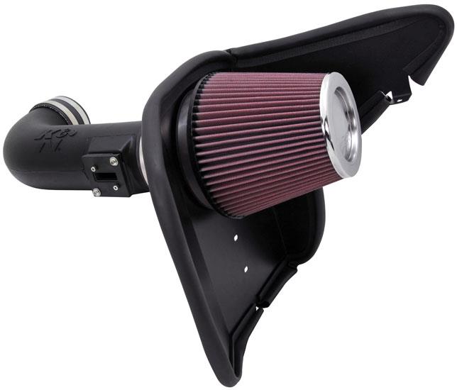 K&N 10 Chevy Camaro 6.2L V8 AirCharger Performance Intake-Cold Air Intakes-Grocery Getter Performance