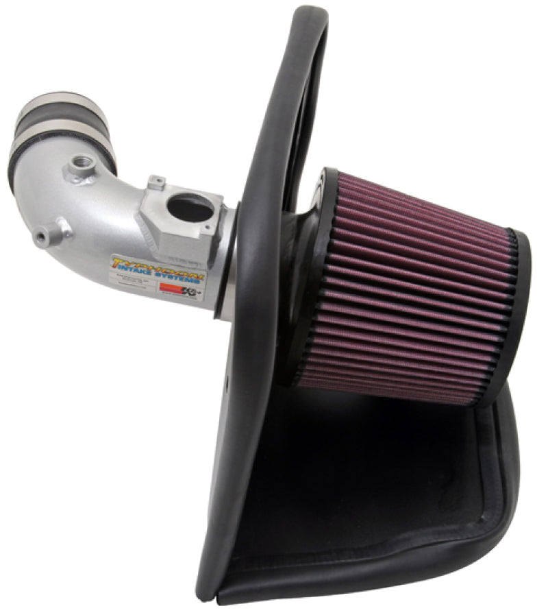 K&N 10 Mazdaspeed3 L4-2.3L Silver Typhoon Short Ram Intake-Cold Air Intakes-Grocery Getter Performance