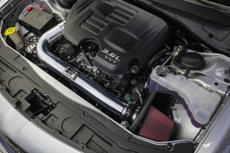 K&N 11-12 Chrysler 300 3.6L / 11-12 Dodge Challenger/Charger 3.6L Typhoon Performance Intake-Cold Air Intakes-Grocery Getter Performance