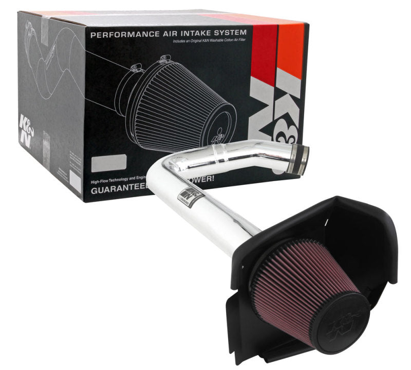 K&N 11-12 Chrysler 300 3.6L / 11-12 Dodge Challenger/Charger 3.6L Typhoon Performance Intake-Cold Air Intakes-Grocery Getter Performance