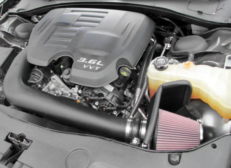 K&N 11-12 Dodge Challenger/Charger / 11-12 Chrysler 300 3.6L V6 AirCharger Performance Intake-Cold Air Intakes-Grocery Getter Performance