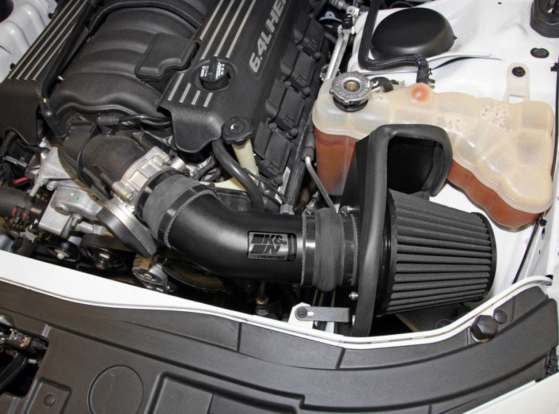 K&N 11-13 Dodge Challenger V8/12-13 Charger V8 / 12-13 Chrysler 300 Black Performance Intake Kit-Cold Air Intakes-Grocery Getter Performance
