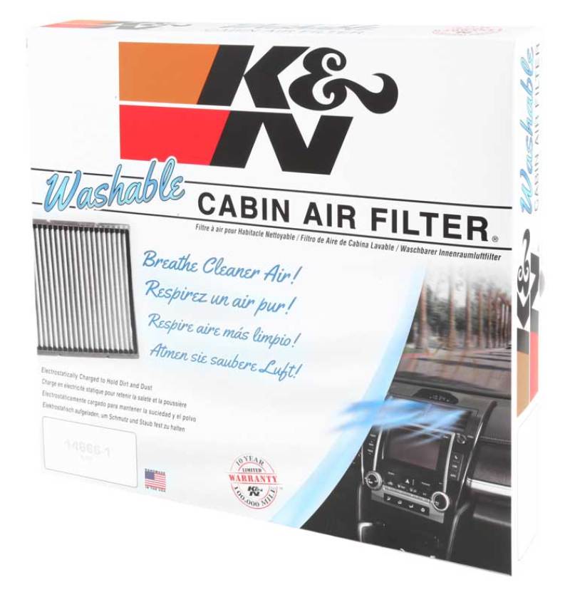 K&N 11-16 Jeep Grand Cherokee / 11-16 Dodge Durango Cabin Air Filter-Cabin Air Filters-Grocery Getter Performance