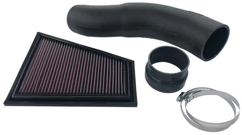K&N 11-17 BMW 520i/528i N20 2.0L F/I Performance Air Intake System-Cold Air Intakes-Grocery Getter Performance