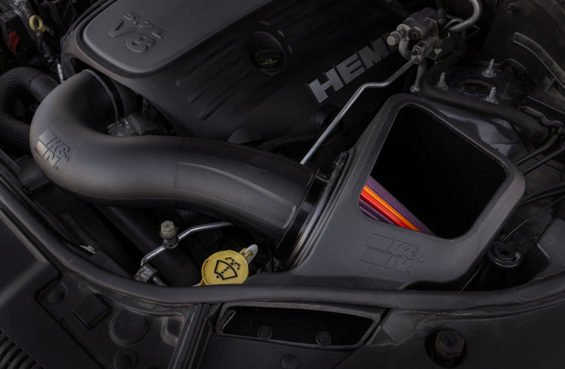 K&N 11-22 Jeep Grand Cherokee V8-5.7L F Performance Air Intake System-Cold Air Intakes-Grocery Getter Performance