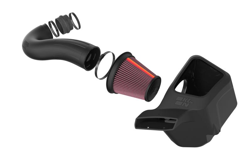 K&N 11-22 Jeep Grand Cherokee V8-5.7L F Performance Air Intake System-Cold Air Intakes-Grocery Getter Performance