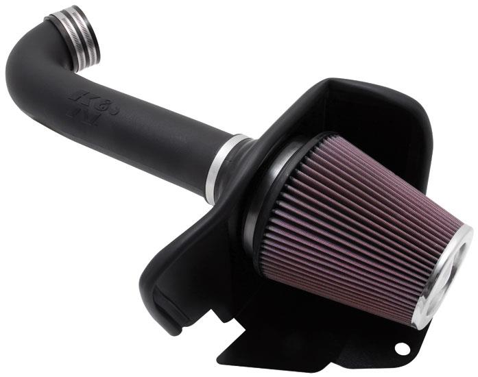 K&N 11 Dodge Durango 5.7L V8 / 11 Jeep Grand Cherokee 5.7L V8 AirCharger Performance Intake-Cold Air Intakes-Grocery Getter Performance