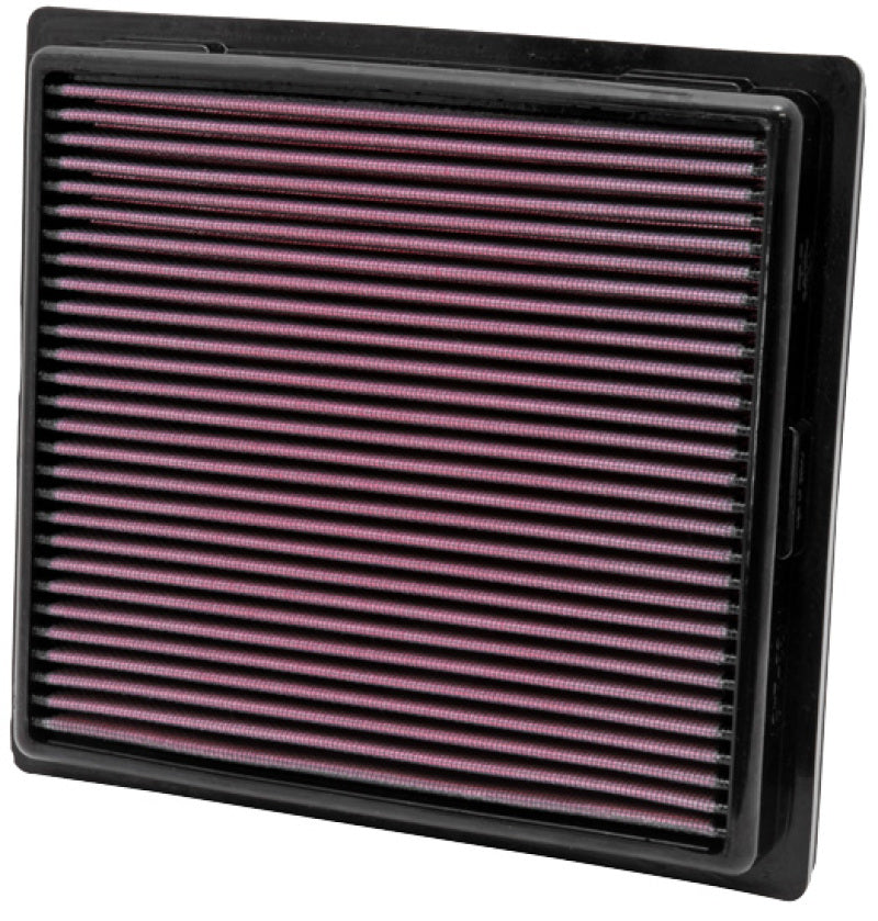 K&N 11 Jeep Grand Cherokee / 11 Dodge Durango Replacement Panel Air Filter-Air Filters - Drop In-Grocery Getter Performance