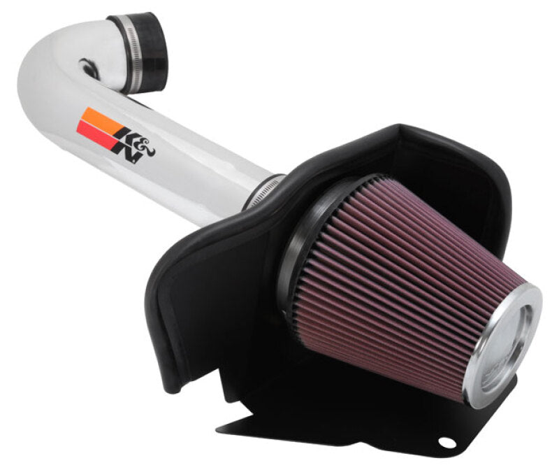 K&N 11 Jeep Grand Cherokee 5.7L V8 / 11 Dodge Durango 5.7L V8 High Flow Performance Intake Kit-Cold Air Intakes-Grocery Getter Performance