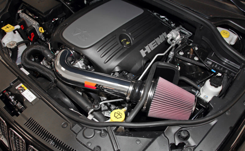 K&N 11 Jeep Grand Cherokee 5.7L V8 / 11 Dodge Durango 5.7L V8 High Flow Performance Intake Kit-Cold Air Intakes-Grocery Getter Performance