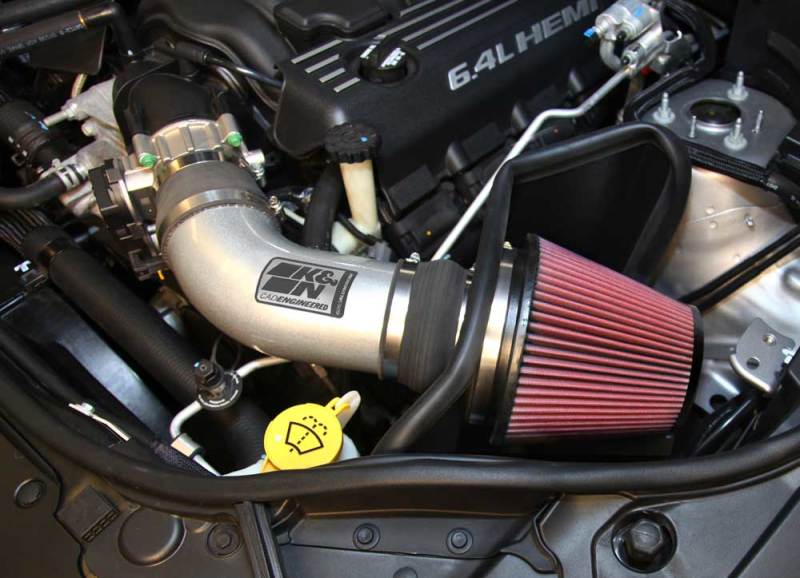 K&N 12-15 Jeep Grand Cherokee SRT 8 6.4L V8 High Flow Performance Intake Kit-Cold Air Intakes-Grocery Getter Performance