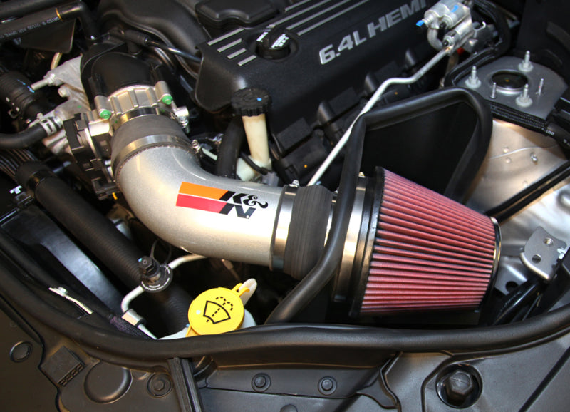 K&N 12-15 Jeep Grand Cherokee SRT 8 6.4L V8 High Flow Performance Intake Kit-Cold Air Intakes-Grocery Getter Performance