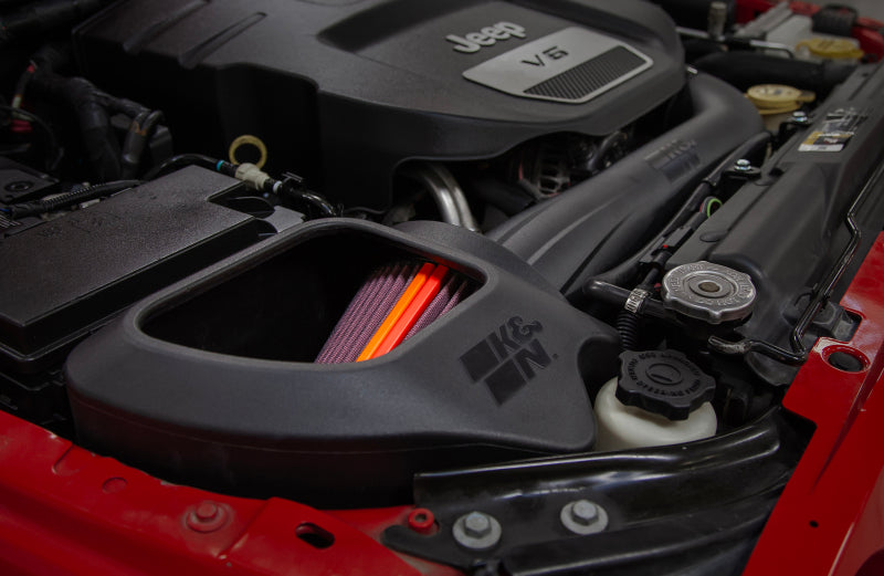 K&N 12-18 Jeep Wrangler V6 3.6L NextGen Cold Air Intake-Cold Air Intakes-Grocery Getter Performance