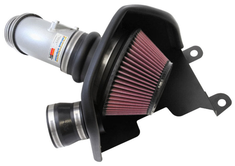 K&N 12 Honda Civic Si 2.4L L4 Silver Typhoon Intake-Cold Air Intakes-Grocery Getter Performance
