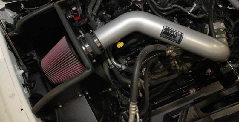 K&N 13-14 Dodge Ram 1500 3.6L V6 High Flow Performance Intake Kit-Cold Air Intakes-Grocery Getter Performance