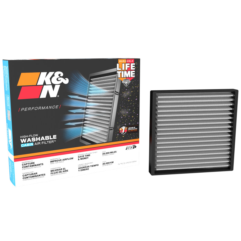K&N 13-15 Audi A3 1.6L/1.8L/2.0L / 12-15 VW Golf VII 1.6L/2.0L Cabin Air Filter-Cabin Air Filters-Grocery Getter Performance