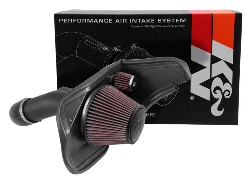 K&N 13-15 Cadillac ATS V6-3.6L F/I AirCharger Performance Intake-Cold Air Intakes-Grocery Getter Performance