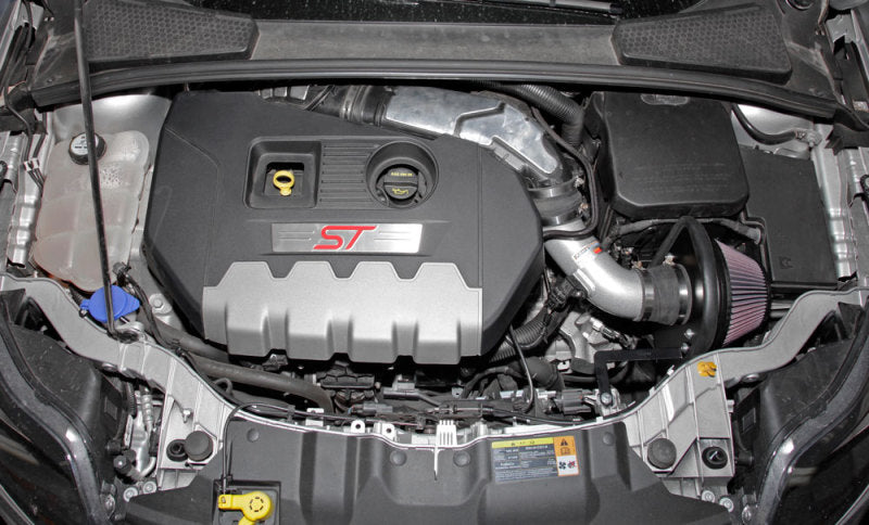 K&N 13 Ford Focus ST L4-2.9L F/I Typhoon Performance Intake-Cold Air Intakes-Grocery Getter Performance