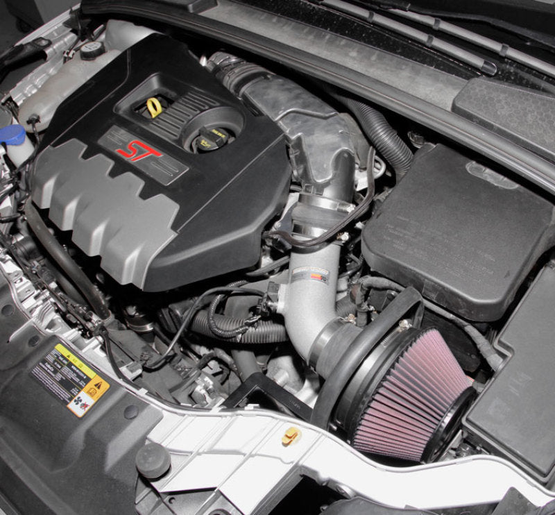K&N 13 Ford Focus ST L4-2.9L F/I Typhoon Performance Intake-Cold Air Intakes-Grocery Getter Performance
