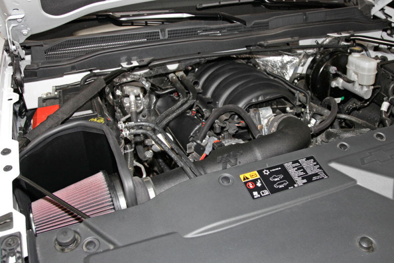 K&N 14-15 Chevy/GMC 1500 V-8 5.3/6 2L Performance Intake Kit-Cold Air Intakes-Grocery Getter Performance