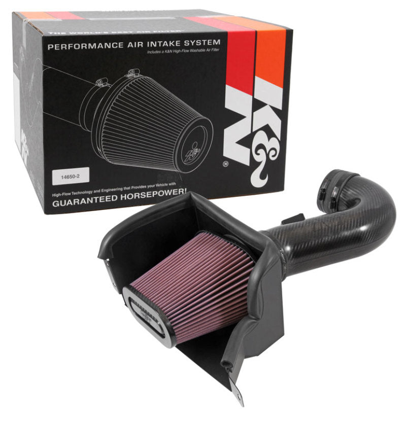 K&N 15-16 Chevrolet Corvette Z06 6.2L V8 Performance Intake Kit-Cold Air Intakes-Grocery Getter Performance