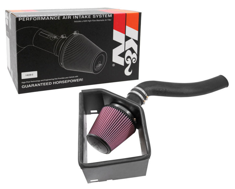 K&N 15-16 Dodge Ram 1500 V6-3.0L DSL Performance Intake Kit-Cold Air Intakes-Grocery Getter Performance