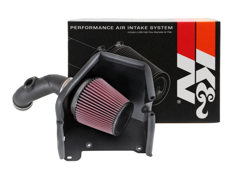 K&N 15-16 Mitsubishi Lancer 2.4L AirCharger Performance Intake (manual only)-Cold Air Intakes-Grocery Getter Performance