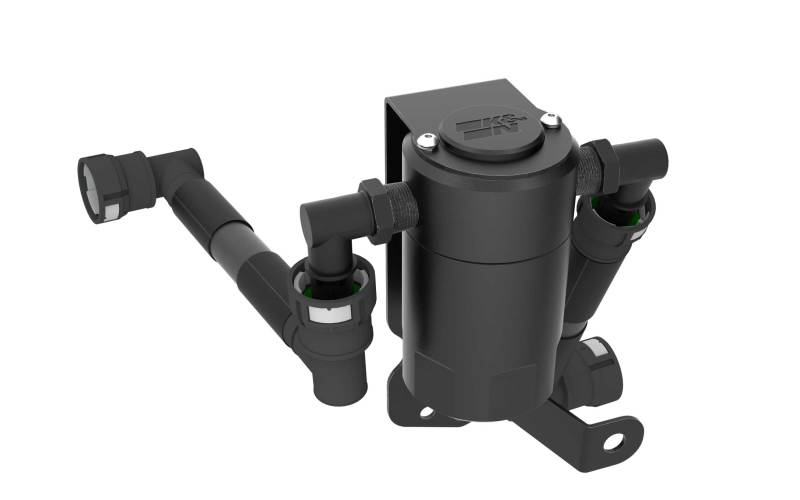 K&N 15-23 Dodge Challenger 6.2L V8 / 15-23 Dodge Charger 6.2L V8 Oil Catch Can-Oil Separators-Grocery Getter Performance