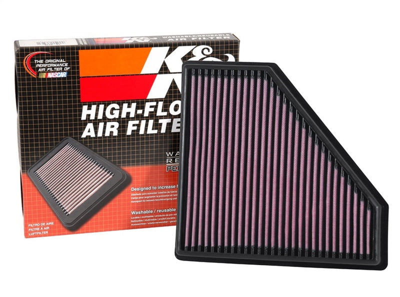 K&N 16-17 Cadillac CTS-V 6.2L V8 Drop In Air Filter-Air Filters - Drop In-Grocery Getter Performance