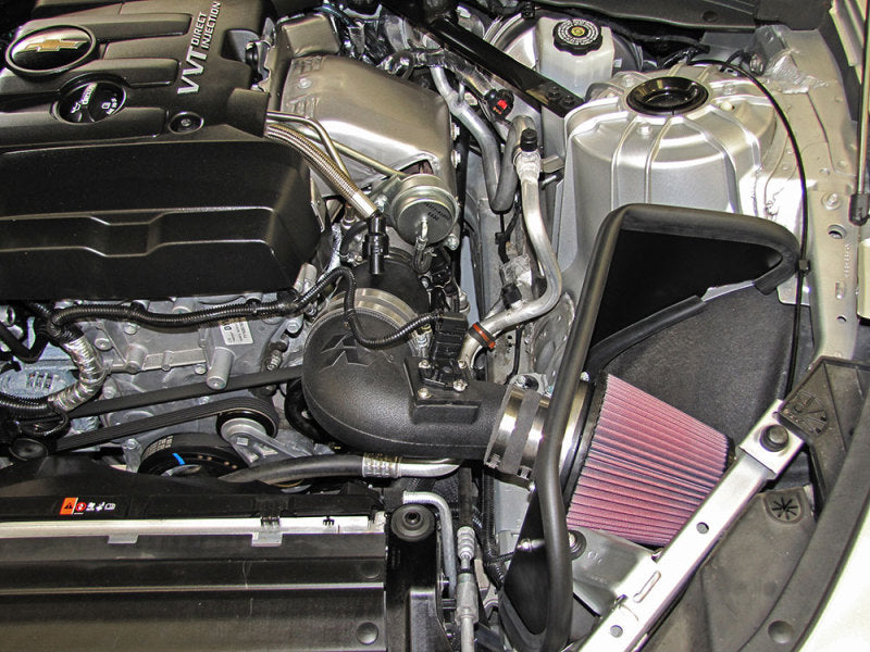 K&N 16-17 Chevrolet Camaro L4-2.0L F/I Turbo AirCharger Performance Intake-Cold Air Intakes-Grocery Getter Performance