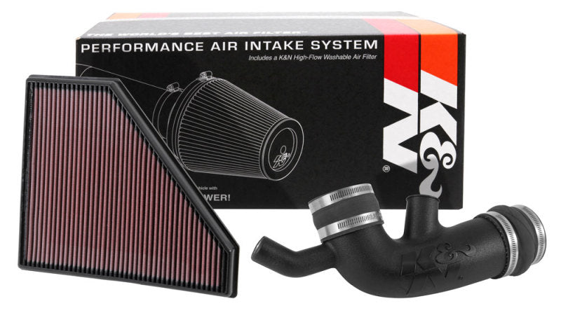 K&N 16-19 Chevrolet Camaro V6-3.6L Performance Intake Kit-Cold Air Intakes-Grocery Getter Performance