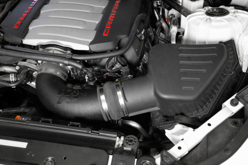K&N 16-19 Chevrolet Camaro V8-6.2L Performance Intake Kit-Cold Air Intakes-Grocery Getter Performance