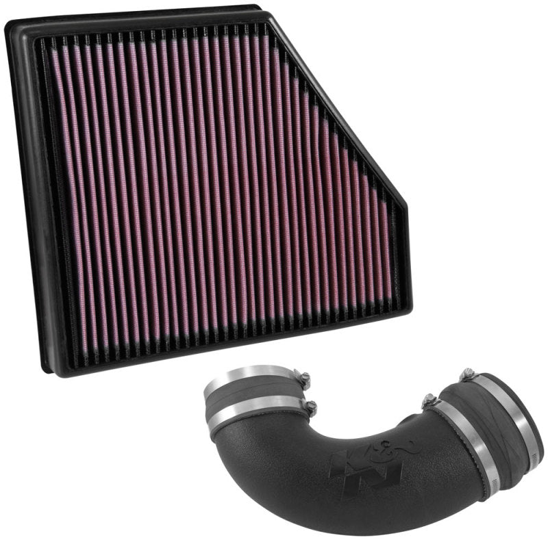 K&N 16-19 Chevrolet Camaro V8-6.2L Performance Intake Kit-Cold Air Intakes-Grocery Getter Performance
