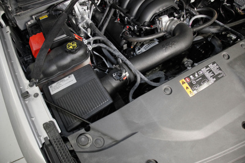 K&N 17-19 Chevrolet Silverado V8-5.3L Performance Intake Kit-Cold Air Intakes-Grocery Getter Performance