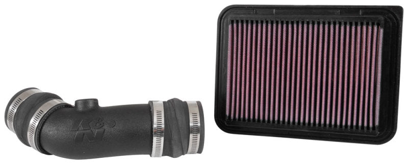 K&N 17-19 Toyota Corolla L4-1.8L F/I Performance Air Intake System-Cold Air Intakes-Grocery Getter Performance