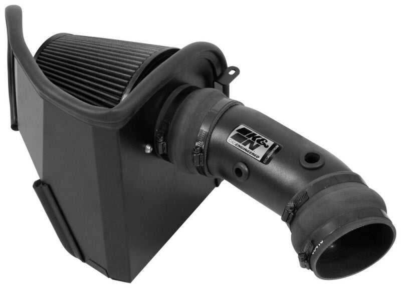K&N 17-23 Dodge Charger/Challenger Hellcat SC 6.2L V8 DRYFLOW Performance Air Intake System-Cold Air Intakes-Grocery Getter Performance