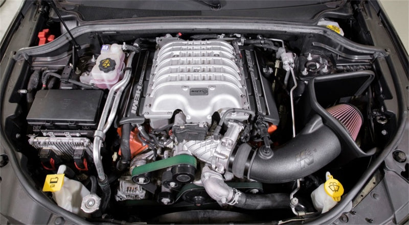 K&N 18-19 Jeep Grand Cherokee Trackhawk V8-6.2L F/I AirCharger Performance Intake-Cold Air Intakes-Grocery Getter Performance