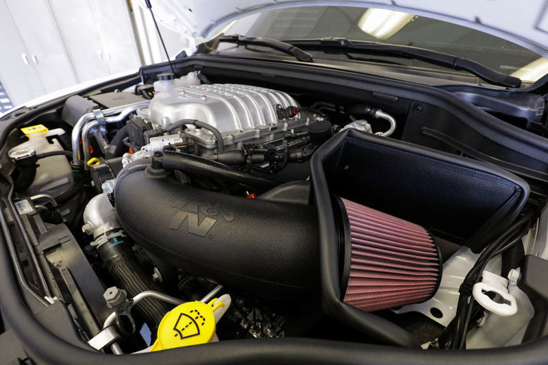 K&N 18-19 Jeep Grand Cherokee Trackhawk V8-6.2L F/I AirCharger Performance Intake-Cold Air Intakes-Grocery Getter Performance