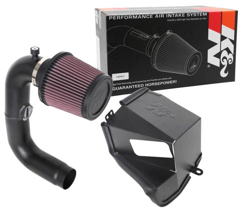 K&N 18-19 Subaru WRX 2.0L Turbo Typhoon Air Intake-Cold Air Intakes-Grocery Getter Performance