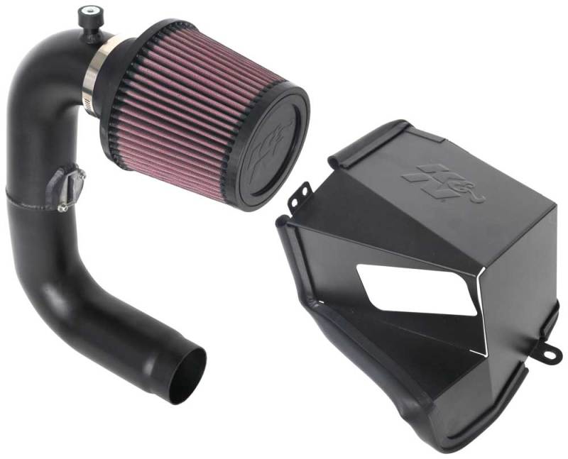 K&N 18-19 Subaru WRX 2.0L Turbo Typhoon Air Intake-Cold Air Intakes-Grocery Getter Performance