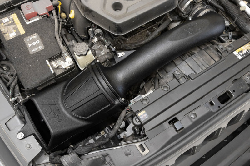 K&N 18-20 Jeep Wrangler JL 2.0L AirCharger Performance Intake-Cold Air Intakes-Grocery Getter Performance