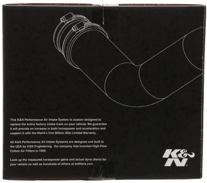K&N 19-20 Hyundai Veloster L4-2.0L F/I Turbo Typhoon Performance Air Intake System-Cold Air Intakes-Grocery Getter Performance