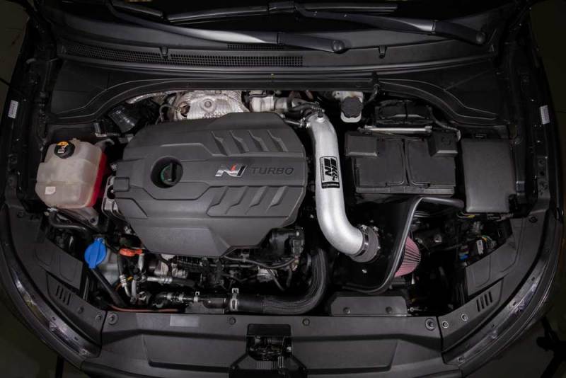 K&N 19-20 Hyundai Veloster L4-2.0L F/I Turbo Typhoon Performance Air Intake System-Cold Air Intakes-Grocery Getter Performance