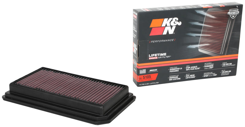 K&N 20-21 Cadillac CT5 V6 3.0L Replacement Air Filter-Air Filters - Direct Fit-Grocery Getter Performance