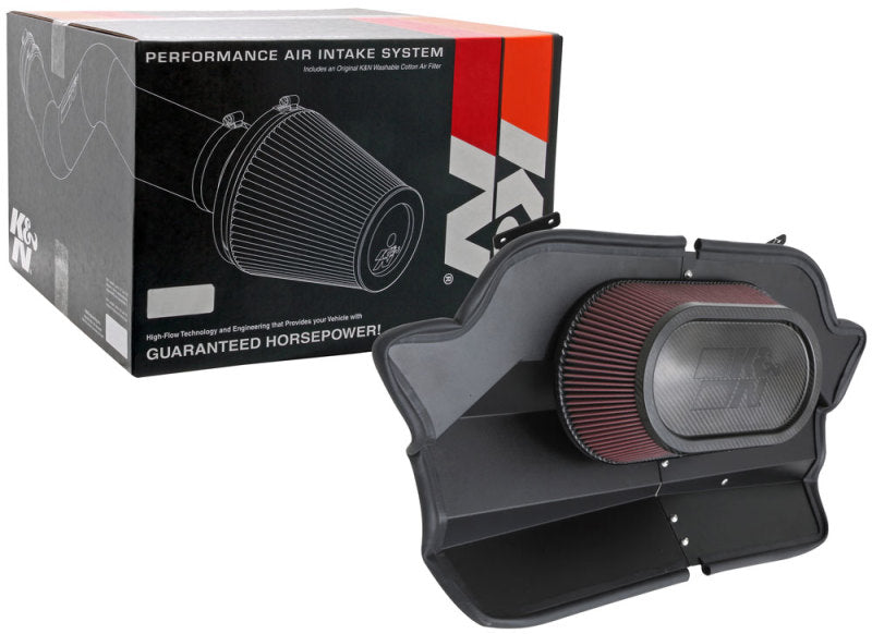 K&N 20-21 Chevrolet Corvette Stingray 6.2L V8 F/I AirCharger Performance Intake System-Cold Air Intakes-Grocery Getter Performance